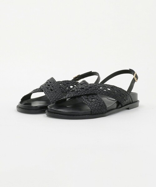 Steven Alan(スティーブンアラン)の「<Steven Alan>メッシュ クロス サンダル(サンダル・レディース・ブラック/ホワイト・39/37/38/36)」の3枚目の写真