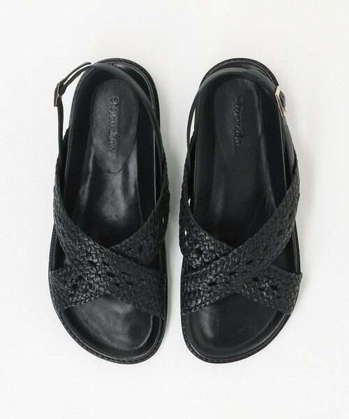 Steven Alan(スティーブンアラン)の「<Steven Alan>メッシュ クロス サンダル(サンダル・レディース・ブラック/ホワイト・39/37/38/36)」の4枚目の写真