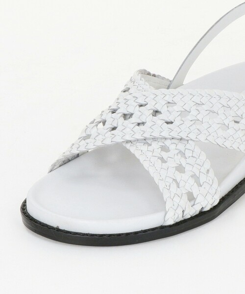 Steven Alan(スティーブンアラン)の「<Steven Alan>メッシュ クロス サンダル(サンダル・レディース・ブラック/ホワイト・39/37/38/36)」の14枚目の写真