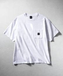 HUF（ハフ）の「BOX LOGO POCKET TEE（Tシャツ/カットソー）」