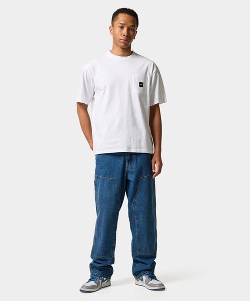 HUF（ハフ）の「BOX LOGO POCKET TEE（Tシャツ/カットソー・メンズ・ブラック/ホワイト/パープル系その他/ライトグリーン・L/M/XL/S/XXL）」の13枚目の写真