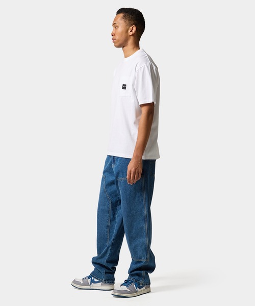 HUF（ハフ）の「BOX LOGO POCKET TEE（Tシャツ/カットソー・メンズ・ブラック/ホワイト/パープル系その他/ライトグリーン・L/M/XL/S/XXL）」の14枚目の写真