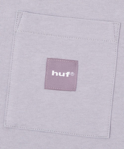 HUF（ハフ）の「BOX LOGO POCKET TEE（Tシャツ/カットソー・メンズ・ブラック/ホワイト/パープル系その他/ライトグリーン・L/M/XL/S/XXL）」の22枚目の写真
