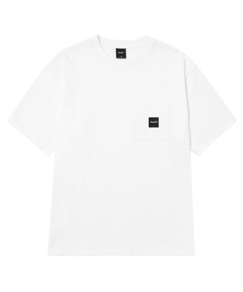 HUF（ハフ）の「BOX LOGO POCKET TEE（Tシャツ/カットソー・メンズ・ブラック/ホワイト/パープル系その他/ライトグリーン・L/M/XL/S/XXL）」の5枚目の写真