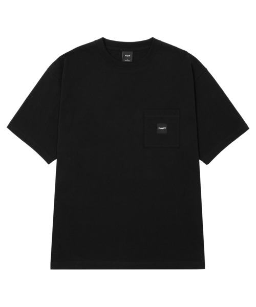 HUF（ハフ）の「BOX LOGO POCKET TEE（Tシャツ/カットソー・メンズ・ブラック/ホワイト/パープル系その他/ライトグリーン・L/M/XL/S/XXL）」の7枚目の写真