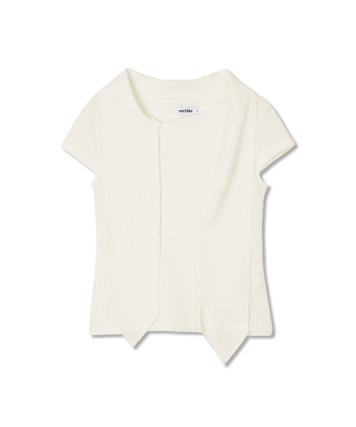 MICHIKO LONDON(ミチコ ロンドン)の「テクスチャータイトップクリーム(Tシャツ/カットソー・レディース・その他・SMALL/MEDIUM)」の2枚目の写真
