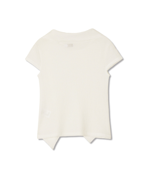 MICHIKO LONDON(ミチコ ロンドン)の「テクスチャータイトップクリーム(Tシャツ/カットソー・レディース・その他・SMALL/MEDIUM)」の5枚目の写真
