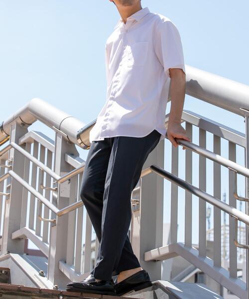 URBAN RESEARCH ROSSO MEN(アーバンリサーチロッソメン)の「『XLサイズあり』『防シワ/防臭』アーバンリラックスブロード半袖シャツ(シャツ/ブラウス・メンズ・チャコールグレー/ブルー/ライトブルー/カーキ/ネイビー/ホワイト・X-LARGE/LARGE/MEDIUM/SMALL)」の17枚目の写真