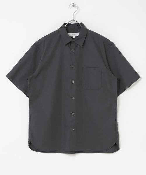 URBAN RESEARCH ROSSO MEN（アーバンリサーチロッソメン）の「『XLサイズあり』『防シワ/防臭』アーバンリラックスブロード半袖シャツ（シャツ/ブラウス・メンズ・チャコールグレー/ブルー/ライトブルー/カーキ/ネイビー/ホワイト・X-LARGE/LARGE/MEDIUM/SMALL）」の13枚目の写真