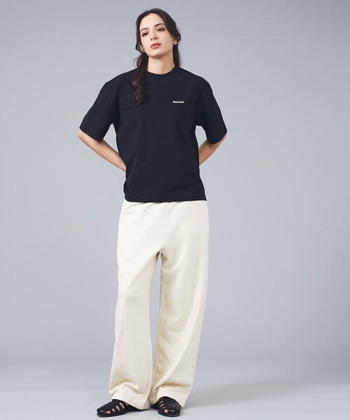 Barbour(バブアー)の「【Barbour / バブアー】マージョリーコットンロゴ刺繍Tシャツ / MARJORIET-SHIRT/半袖/【WEB限定】(Tシャツ/カットソー・レディース・グレー/ブラック/ホワイト・フリー)」の11枚目の写真