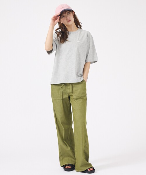 Barbour(バブアー)の「【Barbour / バブアー】マージョリーコットンロゴ刺繍Tシャツ / MARJORIET-SHIRT/半袖/【WEB限定】(Tシャツ/カットソー・レディース・グレー/ブラック/ホワイト・フリー)」の16枚目の写真