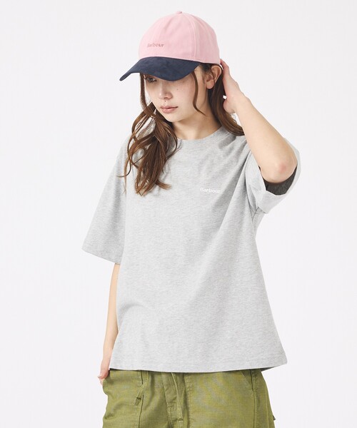 Barbour(バブアー)の「【Barbour / バブアー】マージョリーコットンロゴ刺繍Tシャツ / MARJORIET-SHIRT/半袖/【WEB限定】(Tシャツ/カットソー・レディース・グレー/ブラック/ホワイト・フリー)」の17枚目の写真
