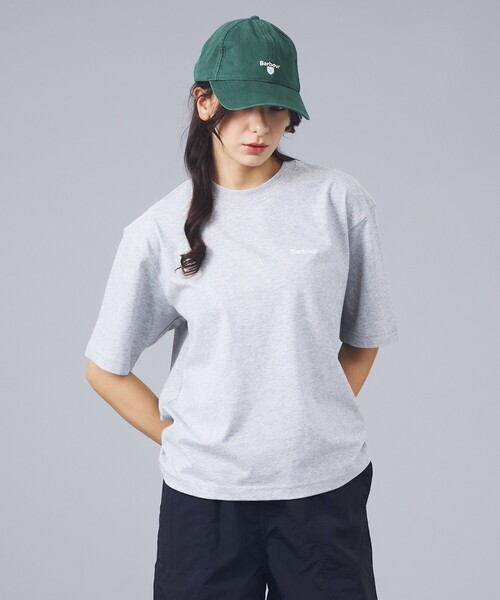 Barbour(バブアー)の「【Barbour / バブアー】マージョリーコットンロゴ刺繍Tシャツ / MARJORIET-SHIRT/半袖/【WEB限定】(Tシャツ/カットソー・レディース・グレー/ブラック/ホワイト・フリー)」の20枚目の写真