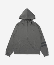 Hurley （ハーレー）の「【Hurley:ハーレー】ジップアップラッシュパーカー UPF50+×速乾×遮熱機能 ラッシュフーディー RASH ICON BP ZIP UP HOODIE（ラッシュガード）」