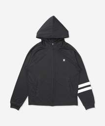 Hurley （ハーレー）の「【Hurley:ハーレー】ジップアップラッシュパーカー　UPF50+×速乾×遮熱機能　ラッシュフーディー　RASH ICON BP ZIP UP HOODIE（ラッシュガード）」
