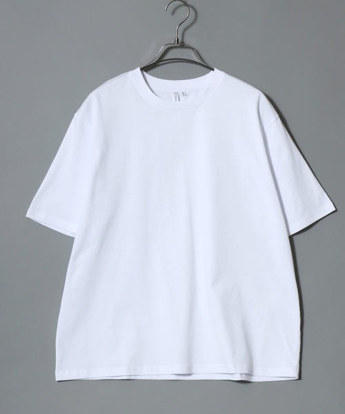 ANPAS(アンパス)の「Premium Feel Cotton T-Shirt / プレミアムタッチ コットン 半袖Tシャツ 無地T メンズ レディース ユニセックス カットソー 夏(Tシャツ/カットソー・メンズ・ホワイト/ブラック・S/M/L)」の3枚目の写真