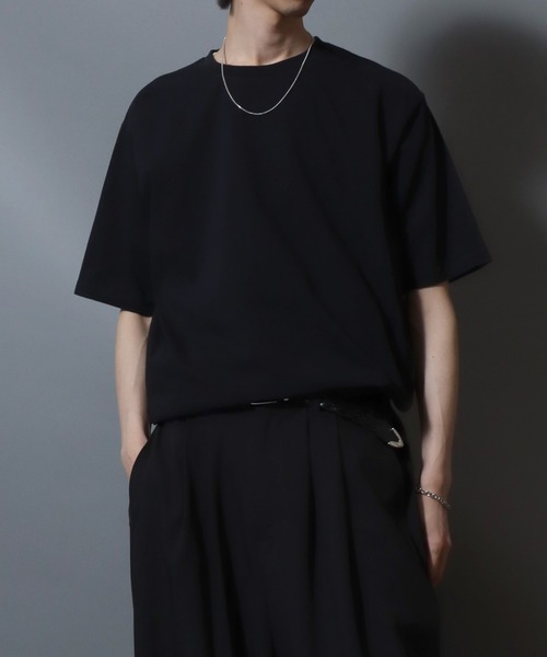 ANPAS(アンパス)の「Premium Feel Cotton T-Shirt / プレミアムタッチ コットン 半袖Tシャツ 無地T メンズ レディース ユニセックス カットソー 夏(Tシャツ/カットソー・メンズ・ホワイト/ブラック・S/M/L)」の13枚目の写真