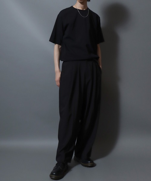 ANPAS(アンパス)の「Premium Feel Cotton T-Shirt / プレミアムタッチ コットン 半袖Tシャツ 無地T メンズ レディース ユニセックス カットソー 夏(Tシャツ/カットソー・メンズ・ホワイト/ブラック・S/M/L)」の15枚目の写真