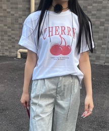 チェリーデザイン半袖Tシャツ