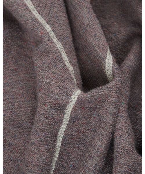 FRONT 11201(フロントワンワントゥーオーワン)の「REDE HANMOU Half Zip Sweatshirt(スウェット・メンズ・グレー・S/M/L/XL)」の9枚目の写真