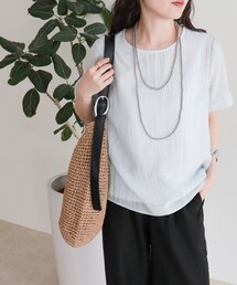 fredy emue | バックルハンドルクロッシェトートバッグ(トートバッグ)