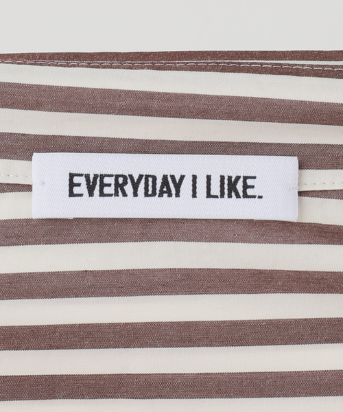 EVERYDAY I LIKE.(エヴリディアイライク)の「*フリースタイルシャツ(ストライプ)(シャツ/ブラウス・レディース・チョコ・FREE)」の3枚目の写真