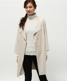 DouDou | 【DouDou】フェイクスエードノーカラーコート(その他アウター)