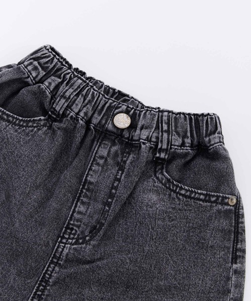Ocean&Ground(オーシャン&グラウンド)の「カラーデニムワイドショーツ(デニムパンツ・キッズ・グリーン/ブラック・140/130/120/110/100)」の12枚目の写真