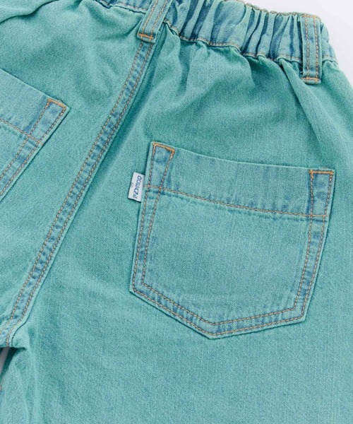 Ocean&Ground(オーシャン&グラウンド)の「カラーデニムワイドショーツ(デニムパンツ・キッズ・グリーン/ブラック・140/130/120/110/100)」の17枚目の写真