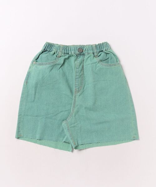 Ocean&Ground(オーシャン&グラウンド)の「カラーデニムワイドショーツ(デニムパンツ・キッズ・グリーン/ブラック・140/130/120/110/100)」の18枚目の写真