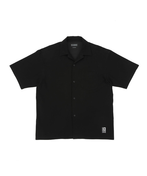 CHROME（クローム）の「［ CHROME / クローム ］LSC SHIRT WIDE FIT OG LOGO / ライムストーン ケーブ シャツ ワイド フィット オージー ロゴ 接触冷感 空間冷却 鍾乳洞 開襟シャツ（シャツ/ブラウス・メンズ・ホワイト/ブラック・XL/L/M）」の2枚目の写真