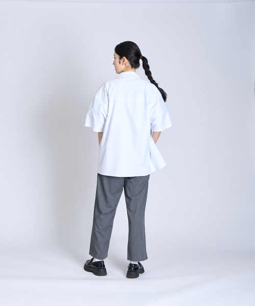 CHROME（クローム）の「［ CHROME / クローム ］LSC SHIRT WIDE FIT OG LOGO / ライムストーン ケーブ シャツ ワイド フィット オージー ロゴ 接触冷感 空間冷却 鍾乳洞 開襟シャツ（シャツ/ブラウス・メンズ・ホワイト/ブラック・XL/L/M）」の19枚目の写真