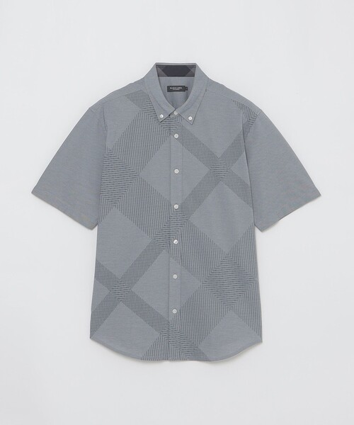 BLACK LABEL CRESTBRIDGE(ブラックレーベル・クレストブリッジ)の「シャドーチェックフロントジャージーシャツ(シャツ/ブラウス・メンズ・ネイビー/ブラック/ブルー/オフホワイト・L/S/M/XL)」の20枚目の写真