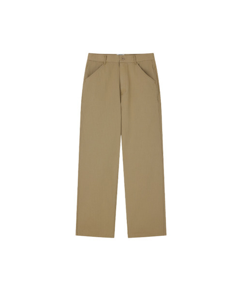 BRUMAN(ブルーマン)の「HBT Work Pants (Khaki Beige)(その他パンツ・メンズ・その他・LARGE/MEDIUM/SMALL)」の1枚目の写真