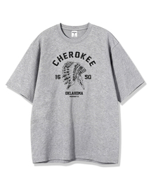 MODERMENT（モダーメント）の「ノーマルオーバーサイズ チェロキー 半袖Tシャツ [メランジ]（Tシャツ/カットソー）」