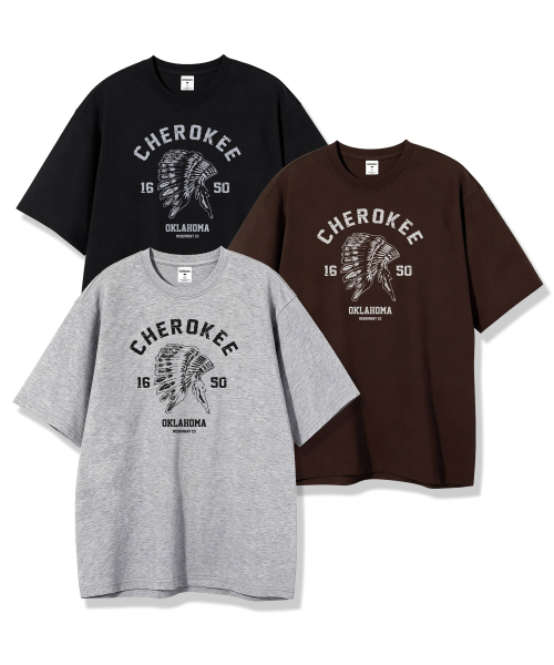 MODERMENT（モダーメント）の「ノーマルオーバーサイズ チェロキー 半袖Tシャツ [メランジ]（Tシャツ/カットソー・レディース・その他・1/2）」の5枚目の写真