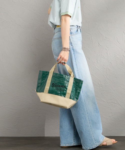 THE SHINZONE（ザ　シンゾーン）の「[THE SHINZONE/ザ シンゾーン] ピクニック トートバッグ（トートバッグ・レディース・グリーン/ネイビー・0）」の5枚目の写真