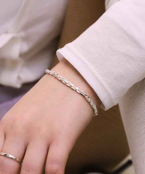 セール】【silver925】 Prism Chain Bracelet / プリズムチェーン