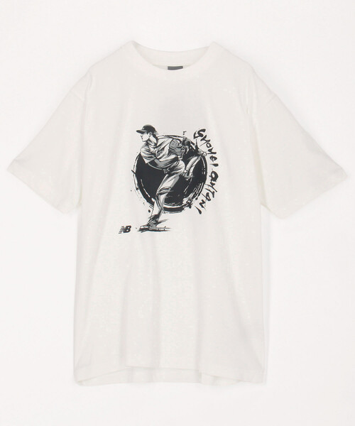 FREAK'S STORE(フリークスストア)の「New Balance/ニューバランス 大谷翔平グラフィックTシャツ1(Tシャツ/カットソー・メンズ・ネイビー/ホワイト・X-LARGE/LARGE/MEDIUM)」の1枚目の写真