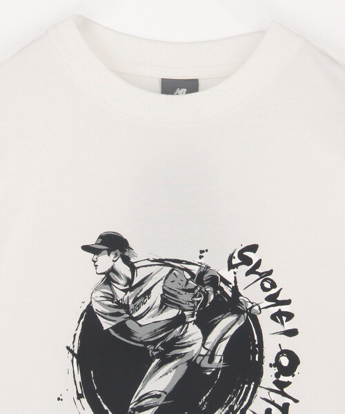 FREAK'S STORE(フリークスストア)の「New Balance/ニューバランス 大谷翔平グラフィックTシャツ1(Tシャツ/カットソー・メンズ・ネイビー/ホワイト・X-LARGE/LARGE/MEDIUM)」の4枚目の写真