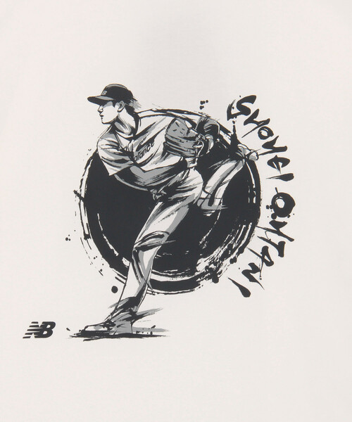 FREAK'S STORE(フリークスストア)の「New Balance/ニューバランス 大谷翔平グラフィックTシャツ1(Tシャツ/カットソー・メンズ・ネイビー/ホワイト・X-LARGE/LARGE/MEDIUM)」の5枚目の写真