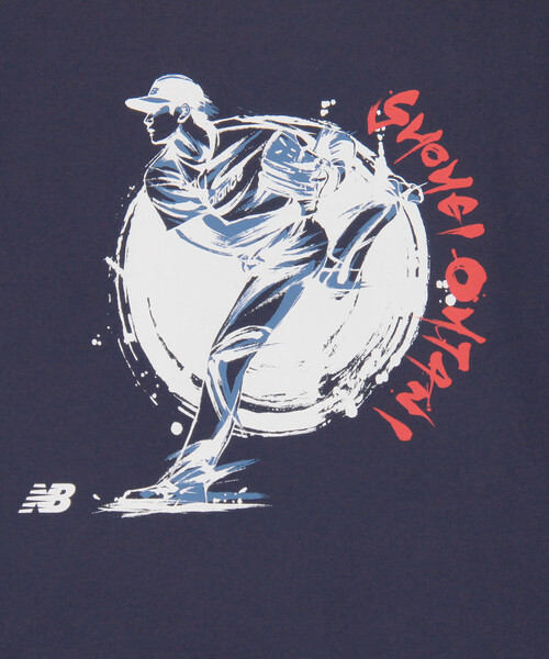 FREAK'S STORE(フリークスストア)の「New Balance/ニューバランス 大谷翔平グラフィックTシャツ1(Tシャツ/カットソー・メンズ・ネイビー/ホワイト・X-LARGE/LARGE/MEDIUM)」の10枚目の写真