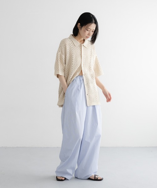 LOWRYS FARM(ローリーズファーム)の「【LFM(U)】クロシェアミニットシャツSS 859597(シャツ/ブラウス・メンズ・ブラウン/アイボリー/ホワイト系その他2・MEDIUM/LARGE)」の13枚目の写真