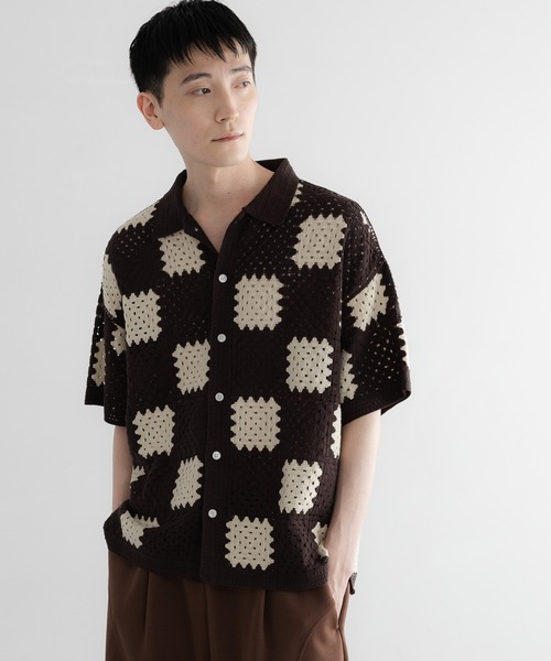 LOWRYS FARM(ローリーズファーム)の「【LFM(U)】クロシェアミニットシャツSS 859597(シャツ/ブラウス・メンズ・ブラウン/アイボリー/ホワイト系その他2・MEDIUM/LARGE)」の22枚目の写真