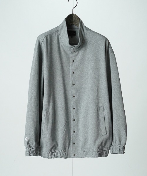 EGO TRIPPING（エゴトリッピング）の「mj11600- EGO×PROPA MOLD-SWEATJACKET スタンドブルゾン(P16704)（ブルゾン・メンズ・チャコール/杢グレー・46/48）」の5枚目の写真