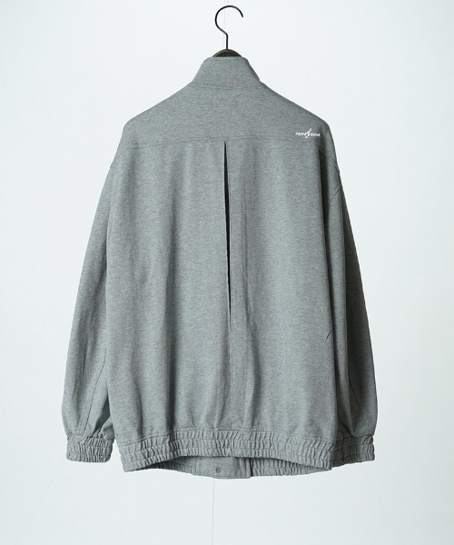 EGO TRIPPING（エゴトリッピング）の「mj11600- EGO×PROPA MOLD-SWEATJACKET スタンドブルゾン(P16704)（ブルゾン・メンズ・チャコール/杢グレー・46/48）」の6枚目の写真