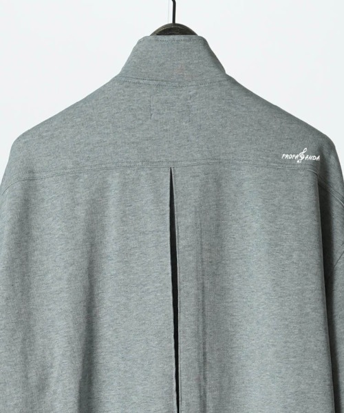 EGO TRIPPING（エゴトリッピング）の「mj11600- EGO×PROPA MOLD-SWEATJACKET スタンドブルゾン(P16704)（ブルゾン・メンズ・チャコール/杢グレー・46/48）」の8枚目の写真