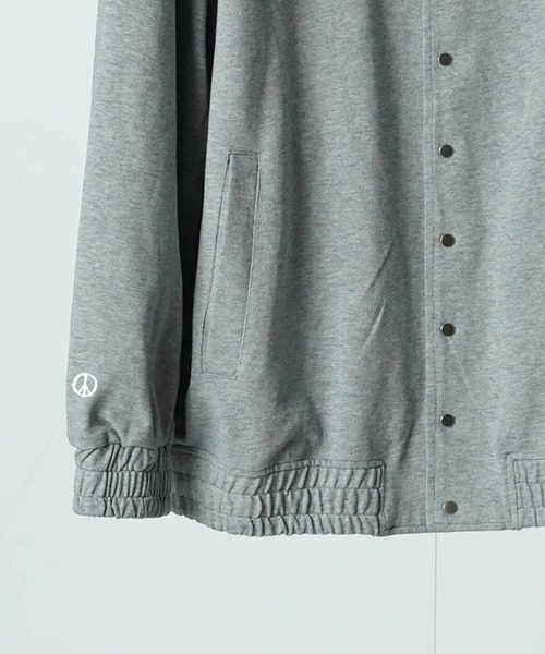 EGO TRIPPING（エゴトリッピング）の「mj11600- EGO×PROPA MOLD-SWEATJACKET スタンドブルゾン(P16704)（ブルゾン・メンズ・チャコール/杢グレー・46/48）」の9枚目の写真