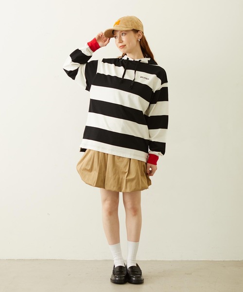 MILKFED.（ミルクフェド）の「INITIAL EMBROIDERED CAP（キャップ・レディース・ベージュ/ブラック/ネイビー・ONE SIZE）」の11枚目の写真