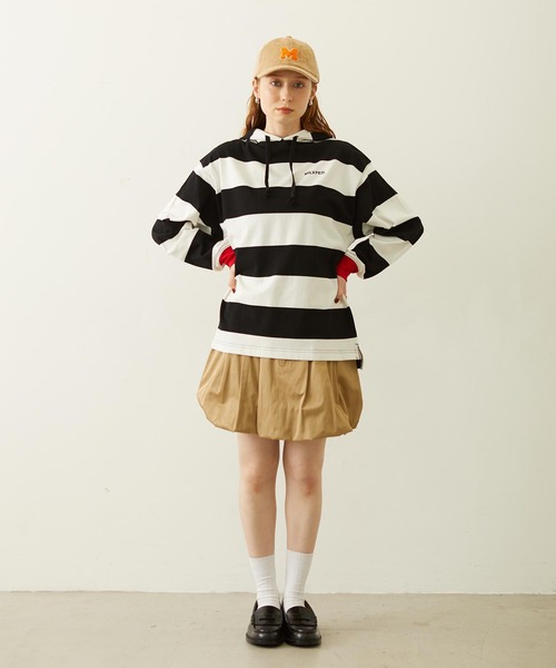 MILKFED.（ミルクフェド）の「INITIAL EMBROIDERED CAP（キャップ・レディース・ベージュ/ブラック/ネイビー・ONE SIZE）」の12枚目の写真